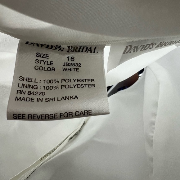 White Embellished Sleeveless V-Neck A-Line Dress - Picture 10 of 12